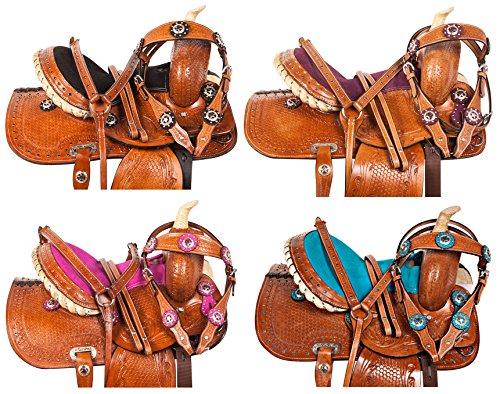 leather tooled pony breast collar Black british erotic photography white